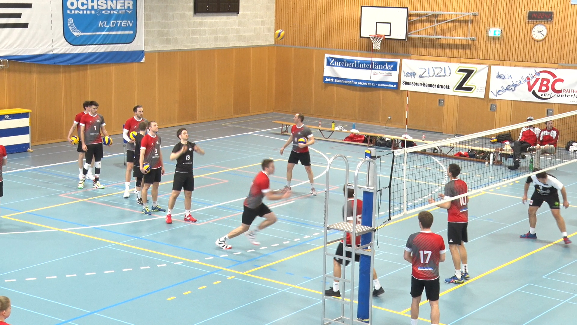 Tele Z Sport Volleyball VBC Züri Unterland Colombier Volley I
